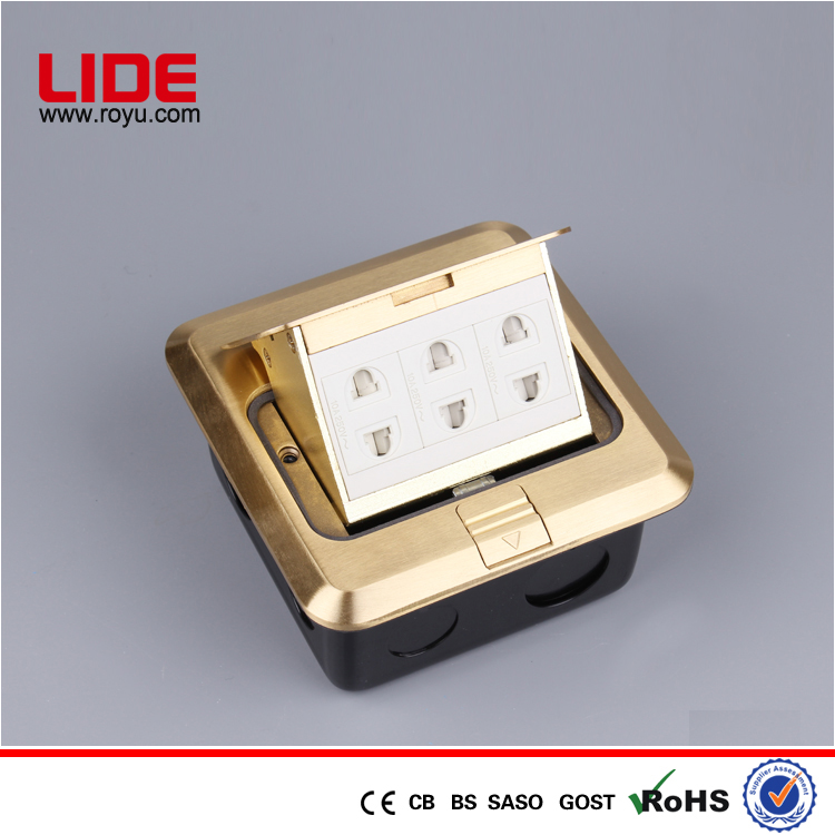 WHF801S-CU square copper three pole